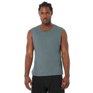 alo yoga Triumph Muscle Tank, Size XL Slate NWT